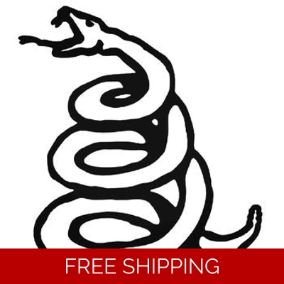 Metallica Snake Metal Band Music Die Cut Vinyl Decal sticker Metallica Snake Metal Band Music Die Cut Vinyl Decal sticker